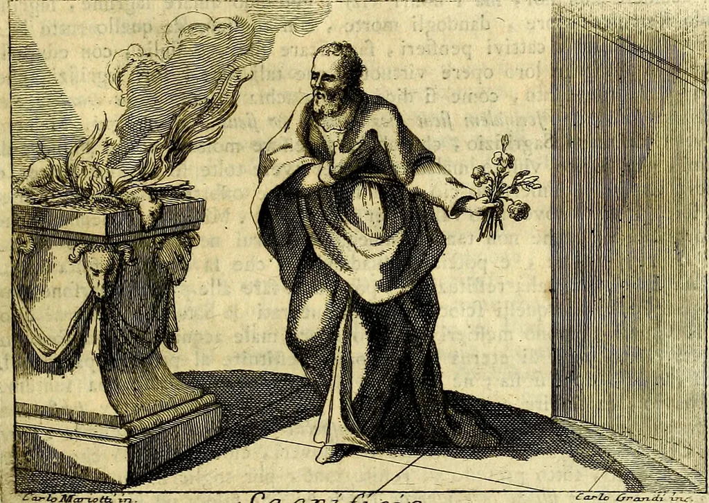 An illustration from Iconologia, 1764, leaf 62