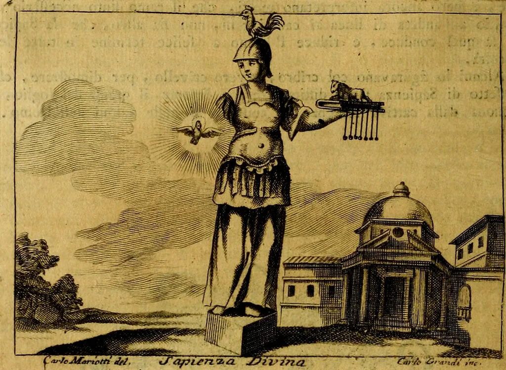 An illustration from Iconologia, 1764, leaf 81