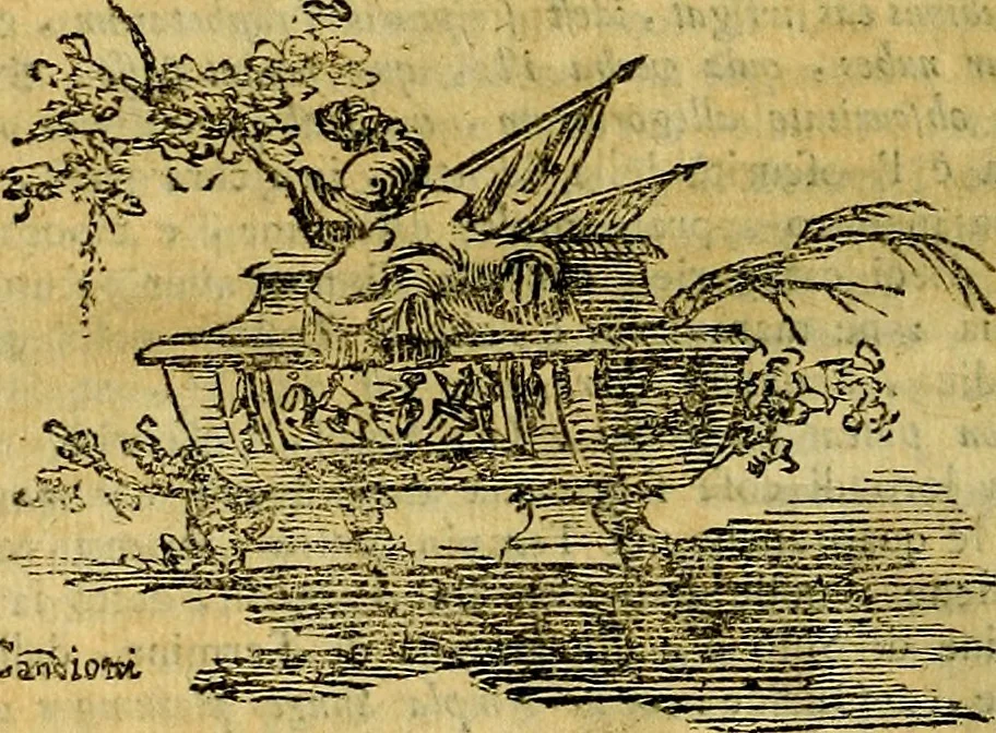 An illustration from Iconologia, 1764, leaf 85