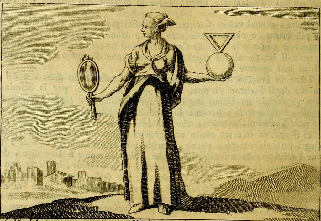 An illustration from Iconologia, 1764, leaf 91