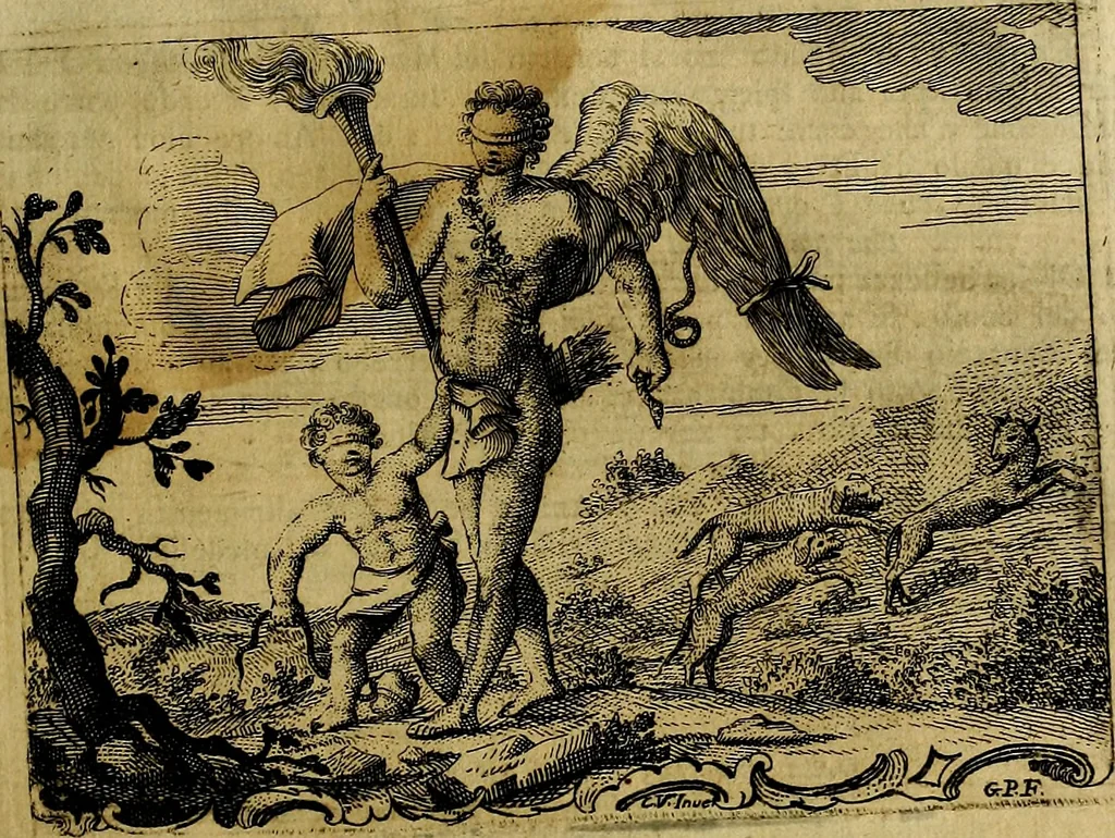 An illustration from Iconologia, 1764, leaf 174