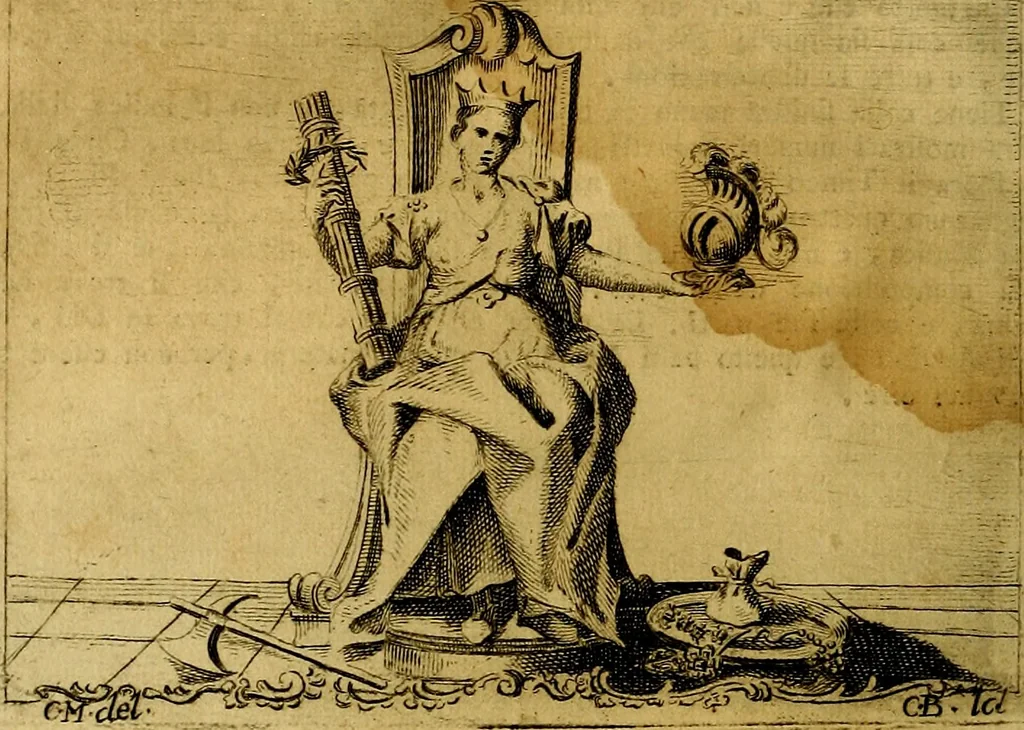 An illustration from Iconologia, 1764, leaf 215