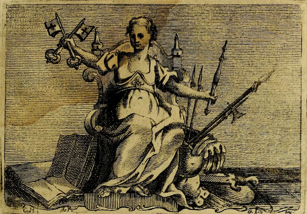 An illustration from Iconologia, 1764, leaf 246