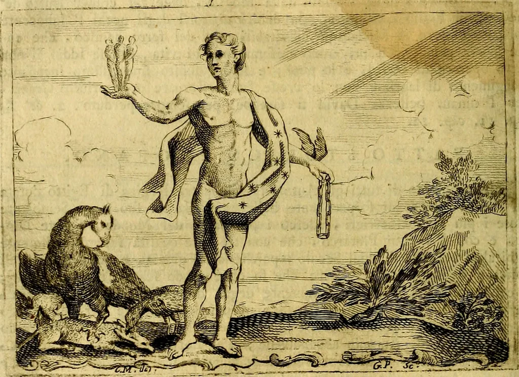 An illustration from Iconologia, 1764, leaf 277