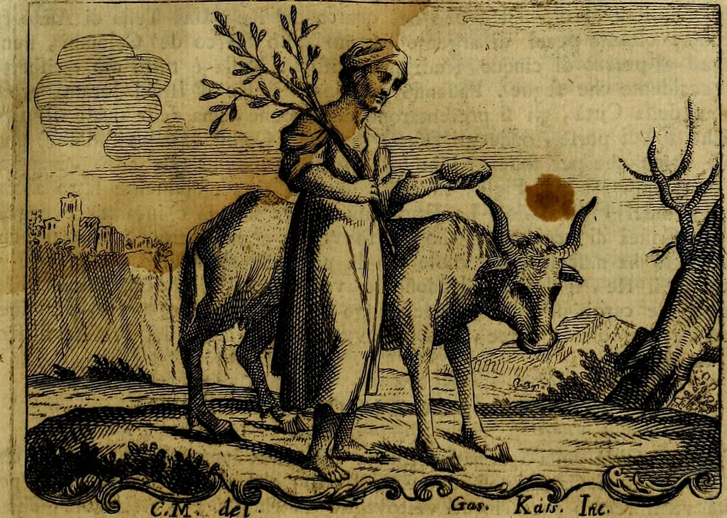 An illustration from Iconologia, 1764, leaf 338