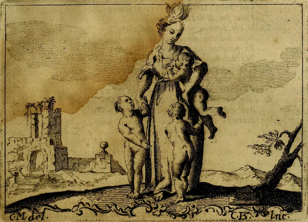 An illustration from Iconologia, 1764, leaf 342