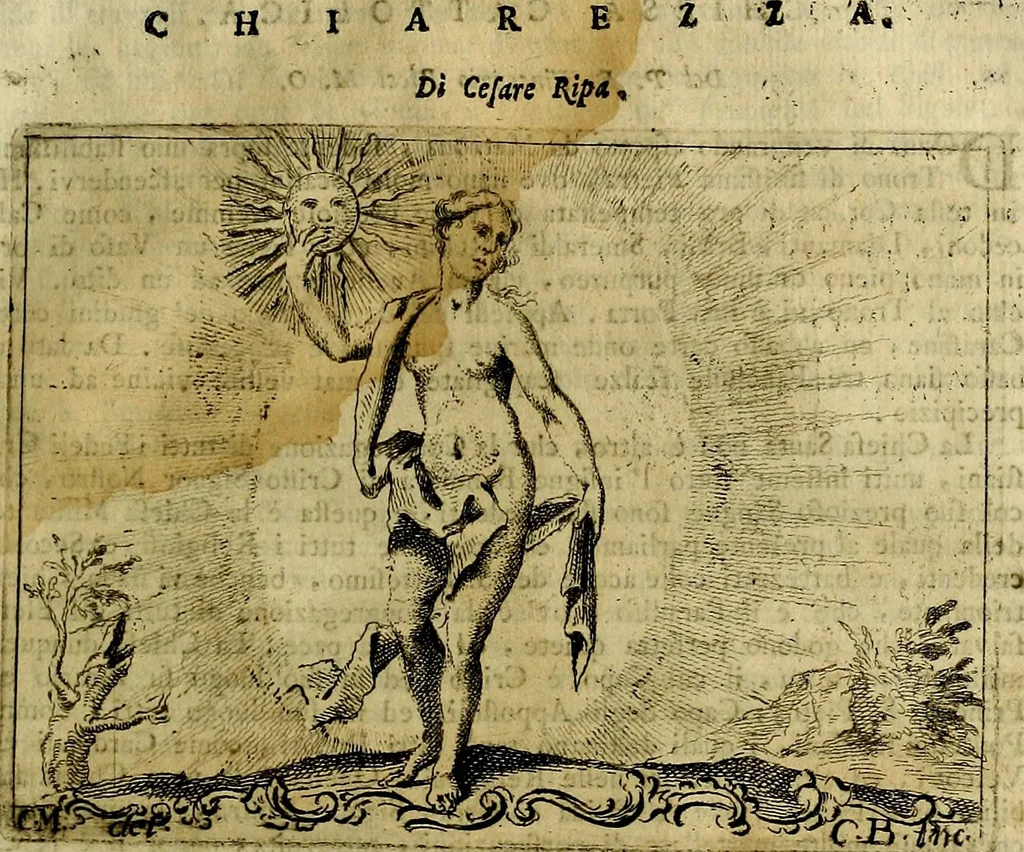 An illustration from Iconologia, 1764, leaf 396