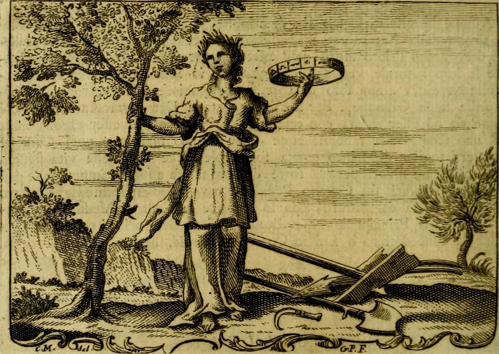 An illustration from Iconologia del cavaliere Cesare Ripa, perugino, 1764, leaf 111