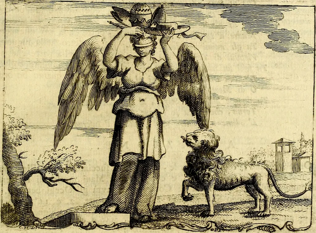 An illustration from Iconologia del cavaliere Cesare Ripa, perugino, 1764, leaf 136