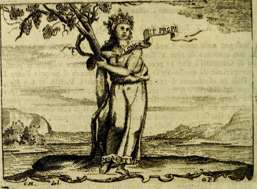 An illustration from Iconologia del cavaliere Cesare Ripa, perugino, 1764, leaf 139