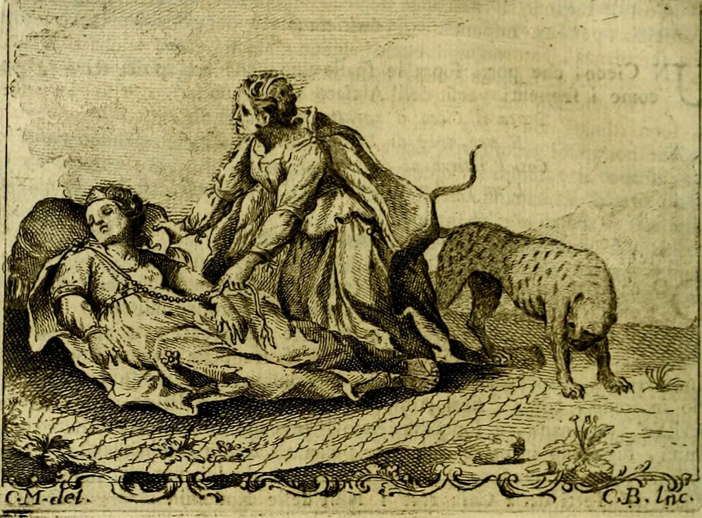 An illustration from Iconologia del cavaliere Cesare Ripa, perugino, 1764, leaf 143