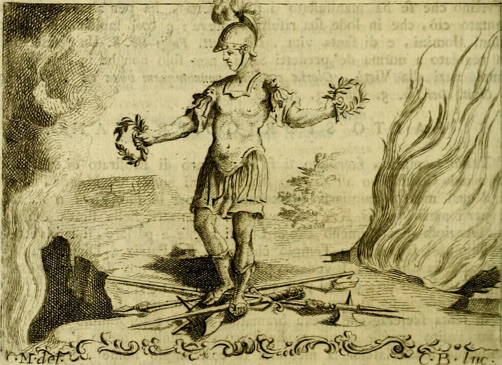 An illustration from Iconologia del cavaliere Cesare Ripa, perugino, 1764, leaf 163