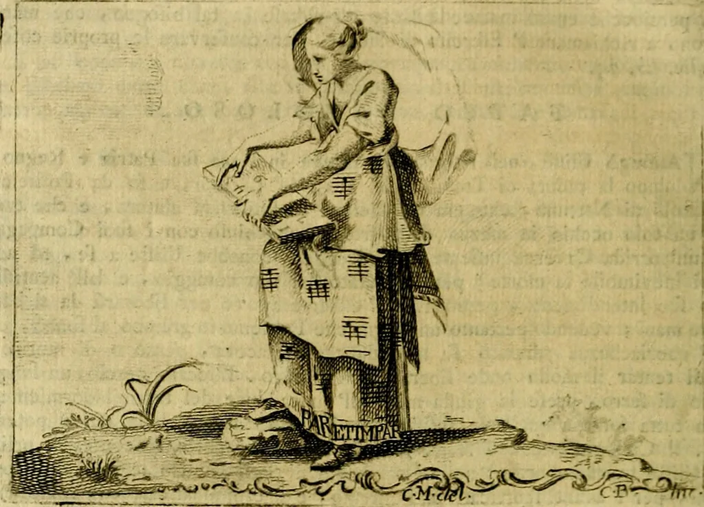 An illustration from Iconologia del cavaliere Cesare Ripa, perugino, 1764, leaf 211