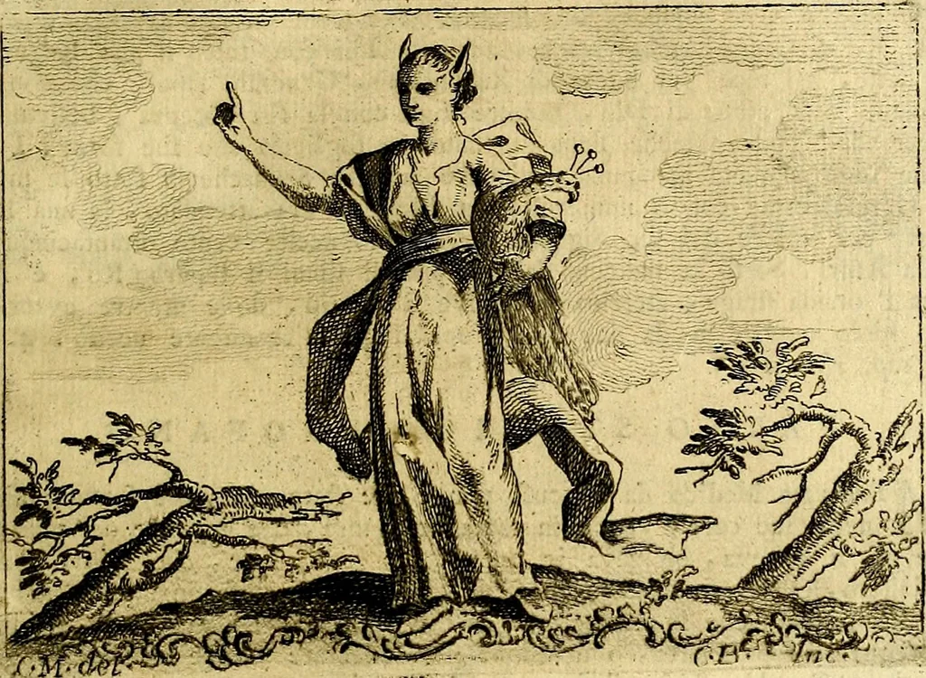 An illustration from Iconologia del cavaliere Cesare Ripa, perugino, 1764, leaf 216