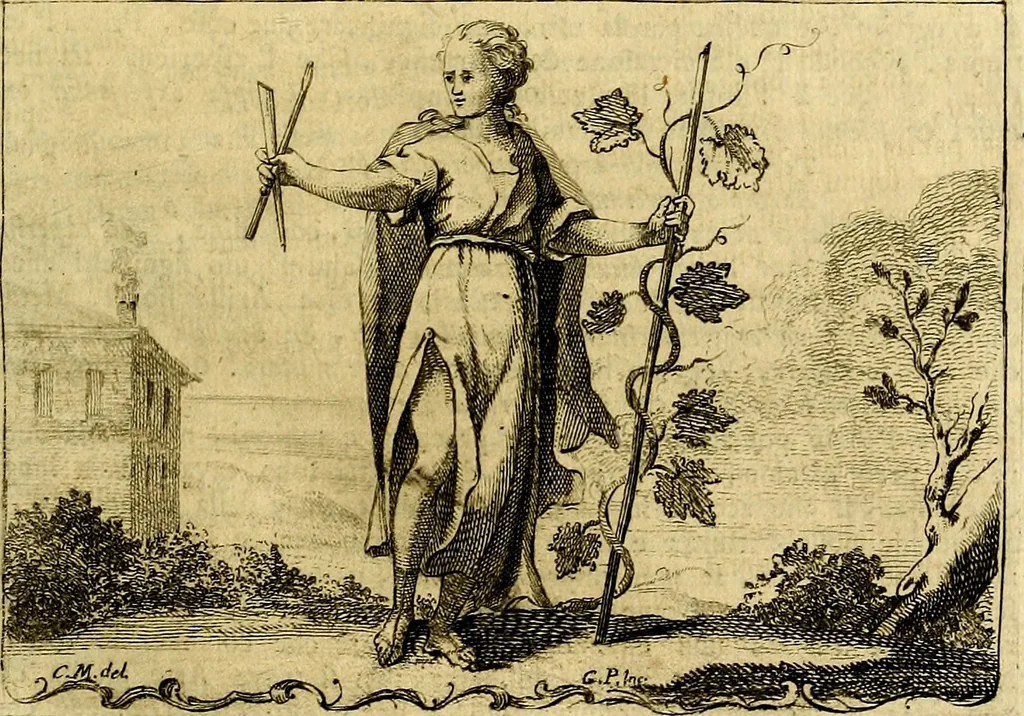 An illustration from Iconologia del cavaliere Cesare Ripa, perugino, 1764, leaf 218