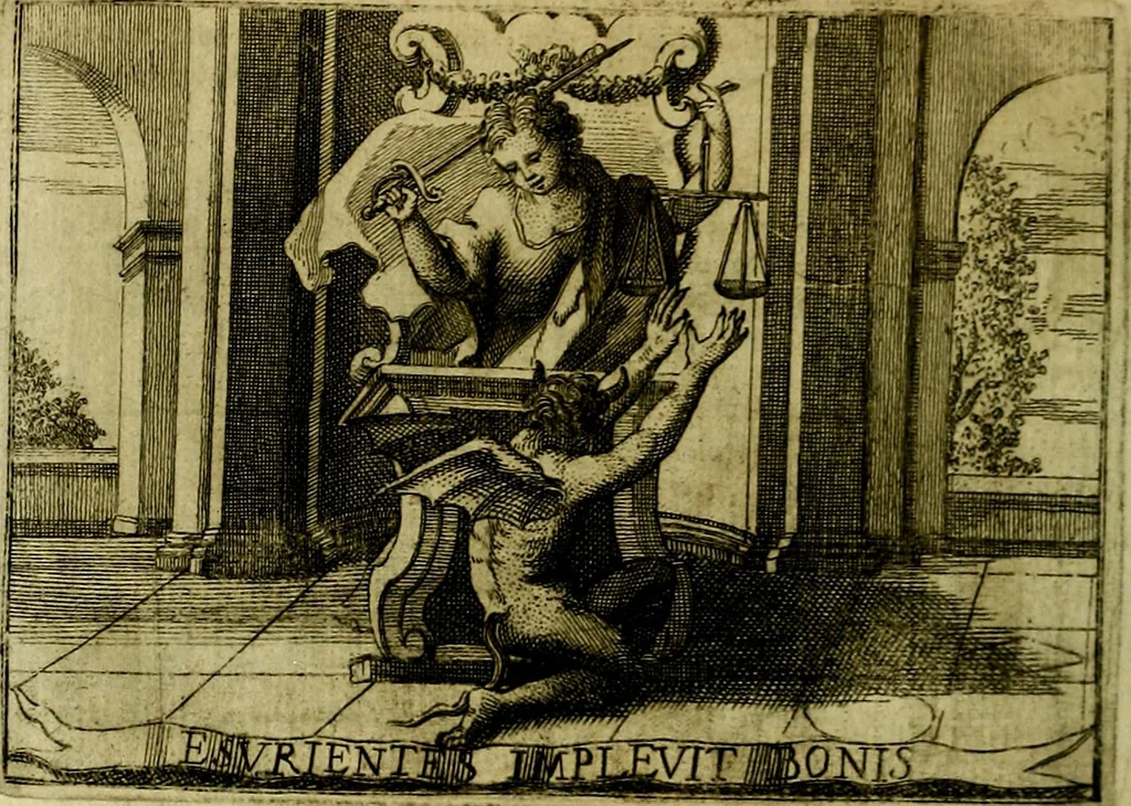 An illustration from Iconologia del cavaliere Cesare Ripa, perugino, 1764, leaf 261
