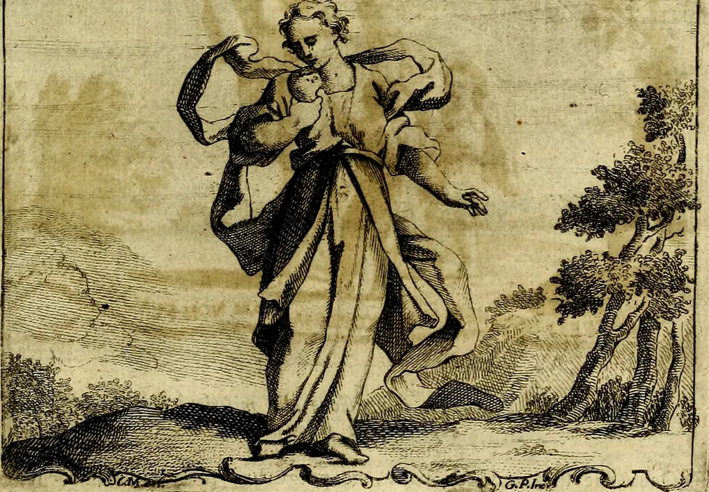 An illustration from Iconologia del cavaliere Cesare Ripa, perugino, 1764, leaf 262