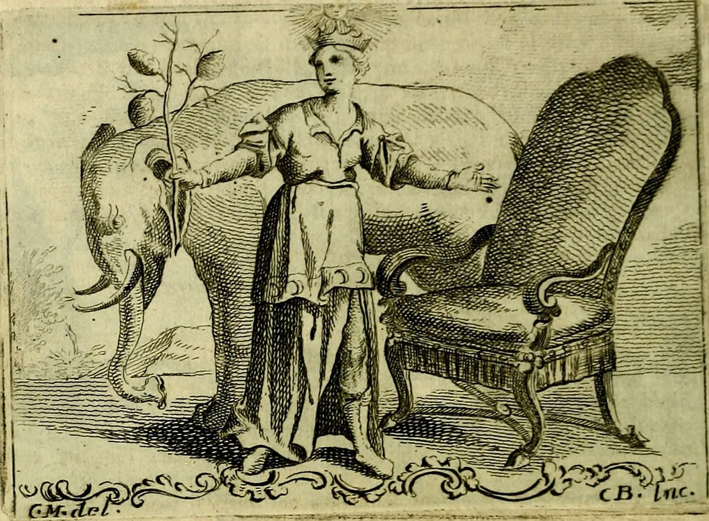 An illustration from Iconologia del cavaliere Cesare Ripa, perugino, 1764, leaf 289