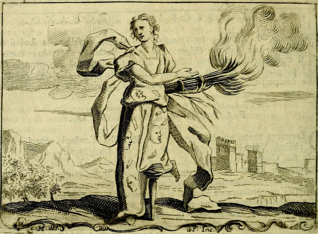 An illustration from Iconologia del cavaliere Cesare Ripa, perugino, 1764, leaf 321
