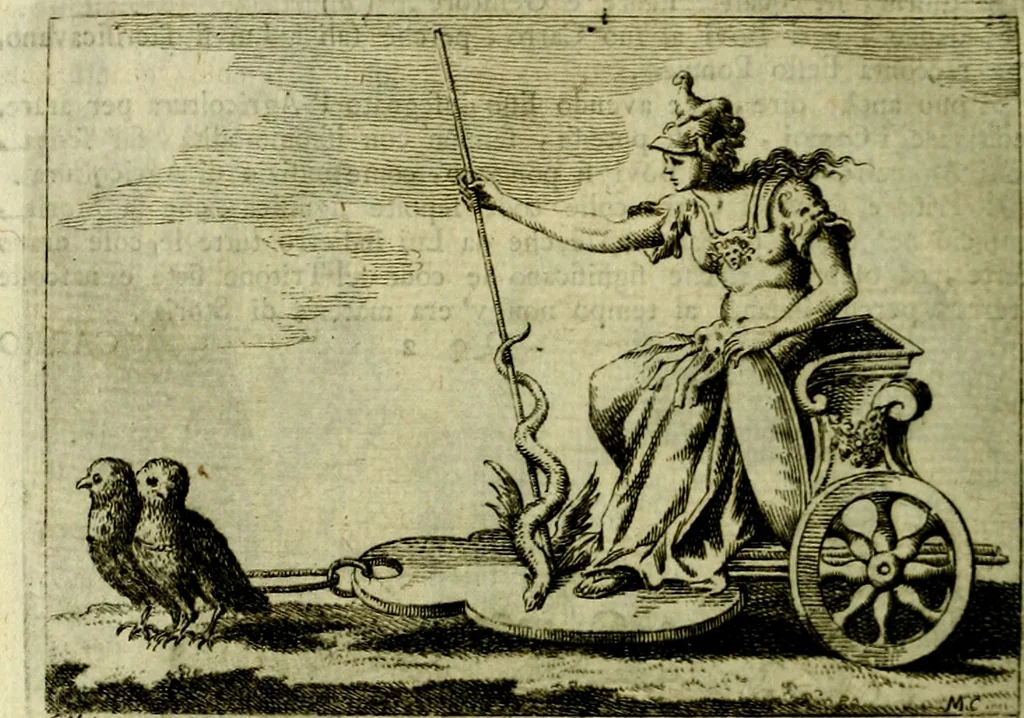 An illustration from Iconologia del cavaliere Cesare Ripa, perugino, 1764, leaf 361