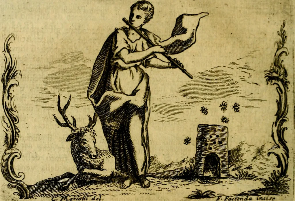 An illustration from Iconologia del cavaliere Cesare Ripa, perugino, 1764, leaf 91