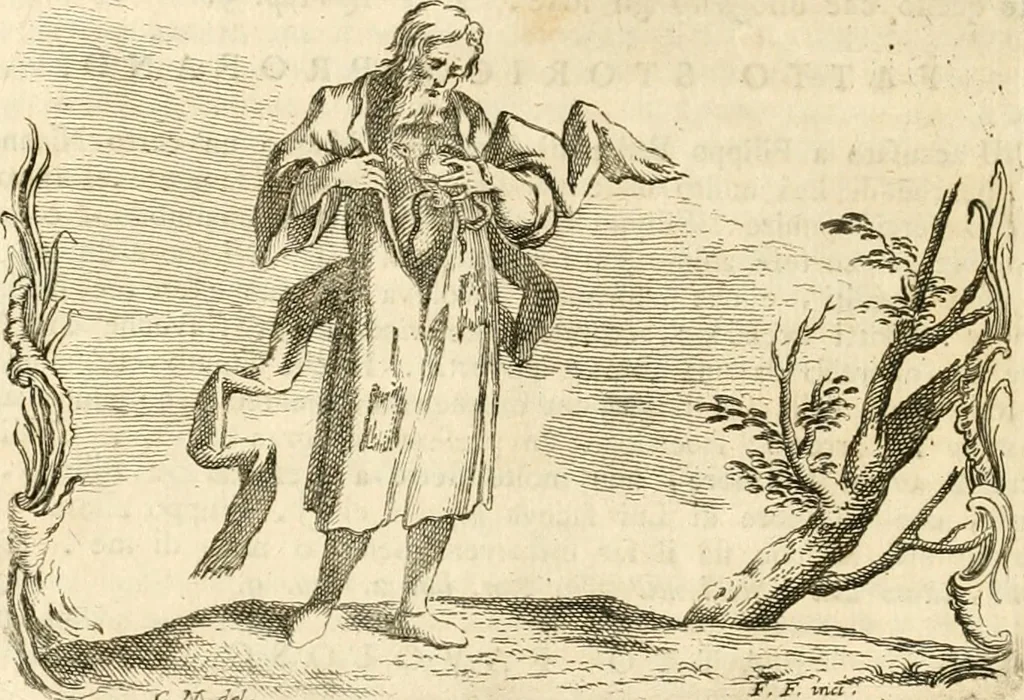 An illustration from Iconologia del cavaliere Cesare Ripa, perugino, 1764, leaf 103