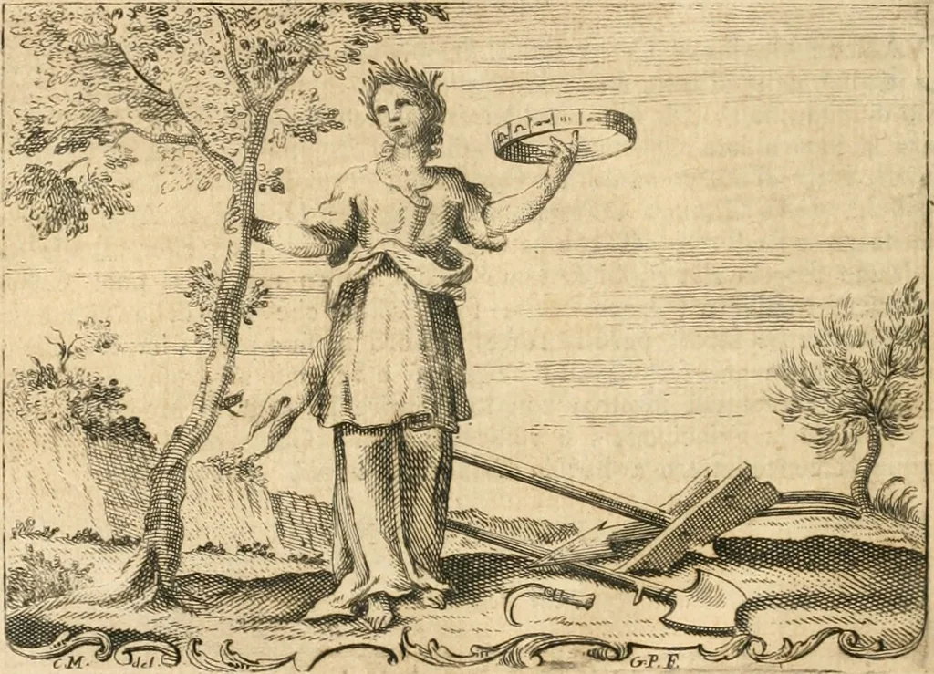 An illustration from Iconologia del cavaliere Cesare Ripa, perugino, 1764, leaf 113