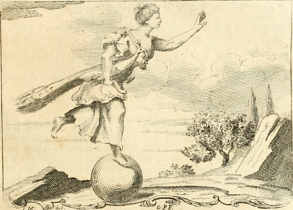 An illustration from Iconologia del cavaliere Cesare Ripa, perugino, 1764, leaf 134