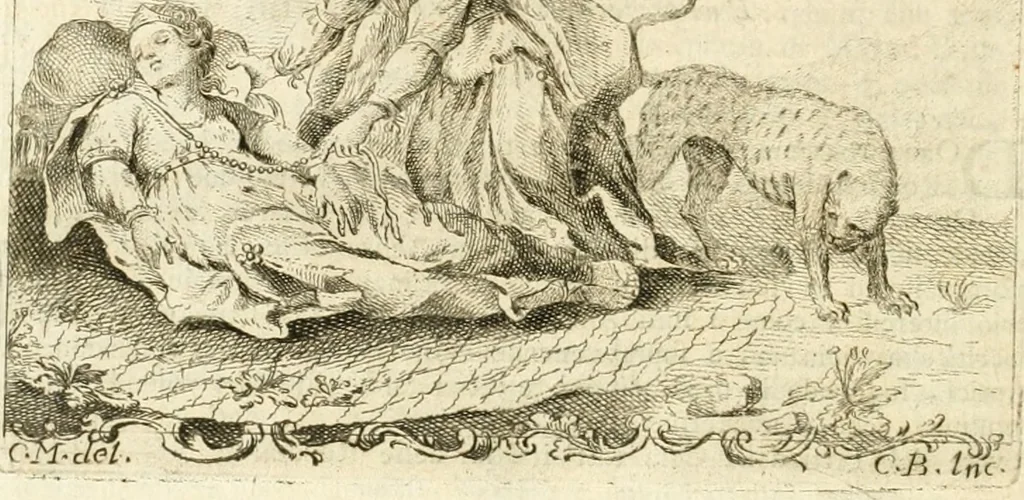 An illustration from Iconologia del cavaliere Cesare Ripa, perugino, 1764, leaf 145