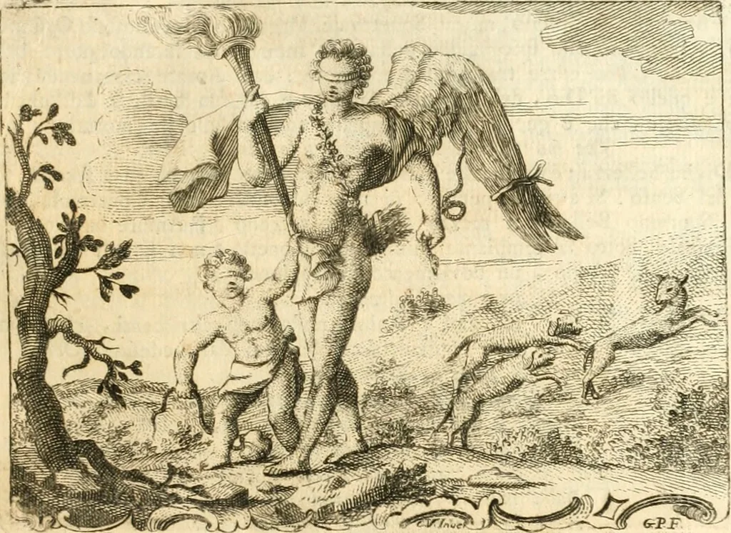 An illustration from Iconologia del cavaliere Cesare Ripa, perugino, 1764, leaf 174