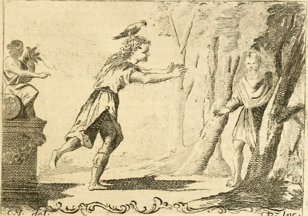 An illustration from Iconologia del cavaliere Cesare Ripa, perugino, 1764, leaf 198