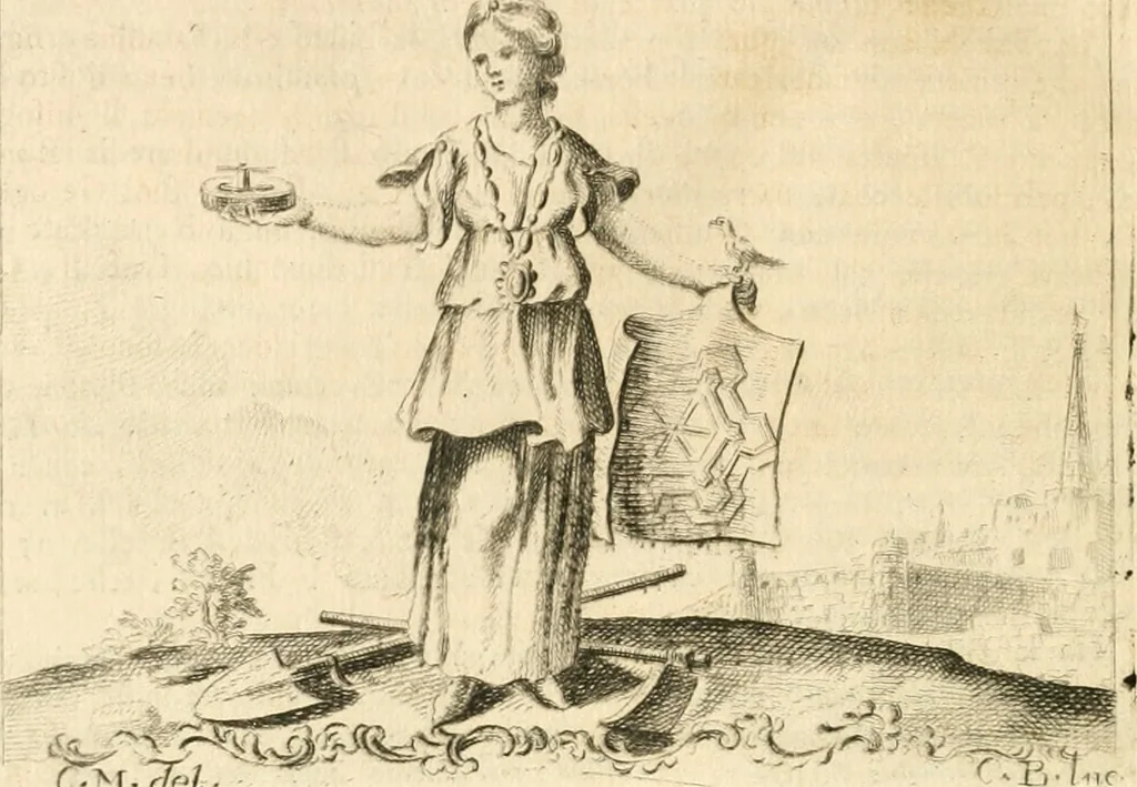 An illustration from Iconologia del cavaliere Cesare Ripa, perugino, 1764, leaf 203