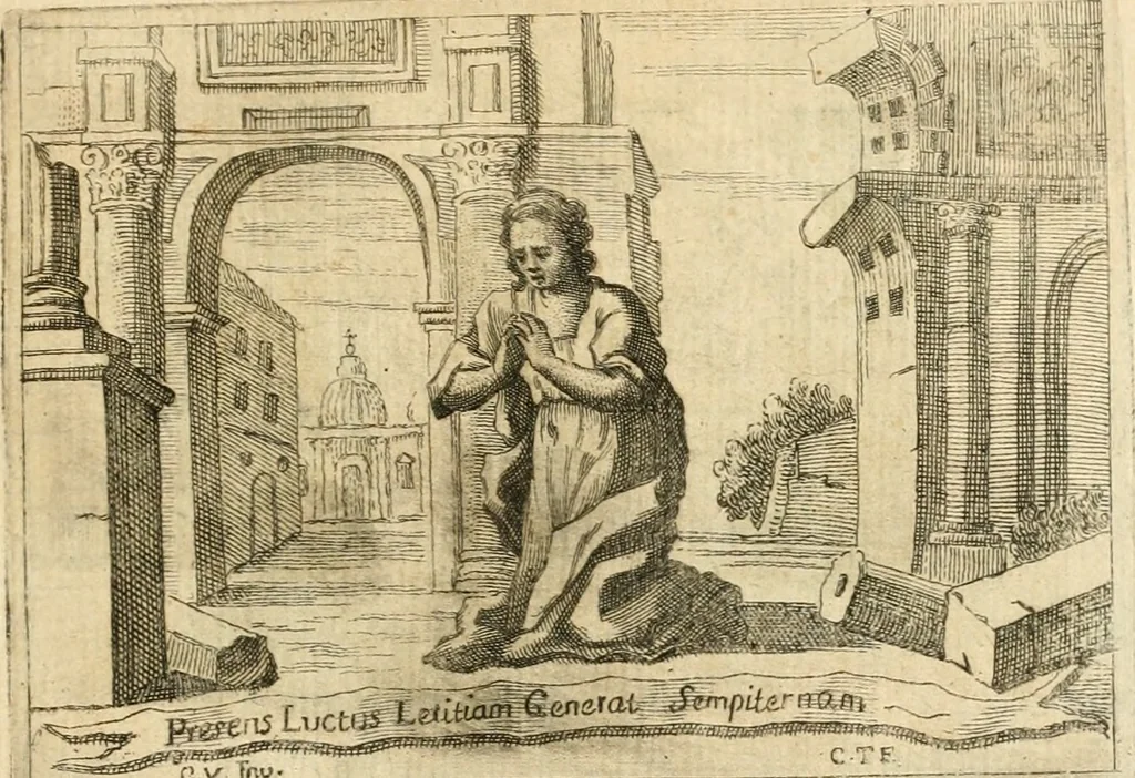 An illustration from Iconologia del cavaliere Cesare Ripa, perugino, 1764, leaf 262