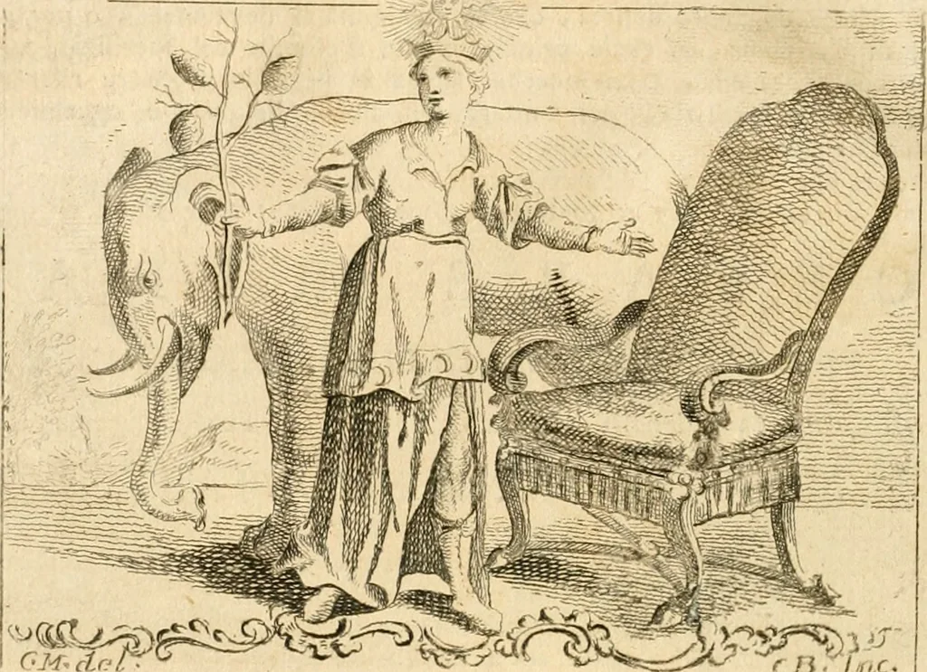 An illustration from Iconologia del cavaliere Cesare Ripa, perugino, 1764, leaf 291