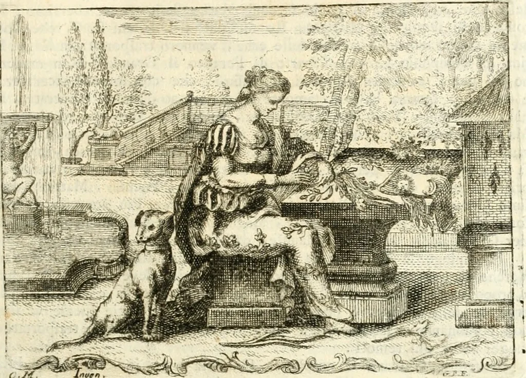 An illustration from Iconologia del cavaliere Cesare Ripa, perugino, 1764, leaf 308