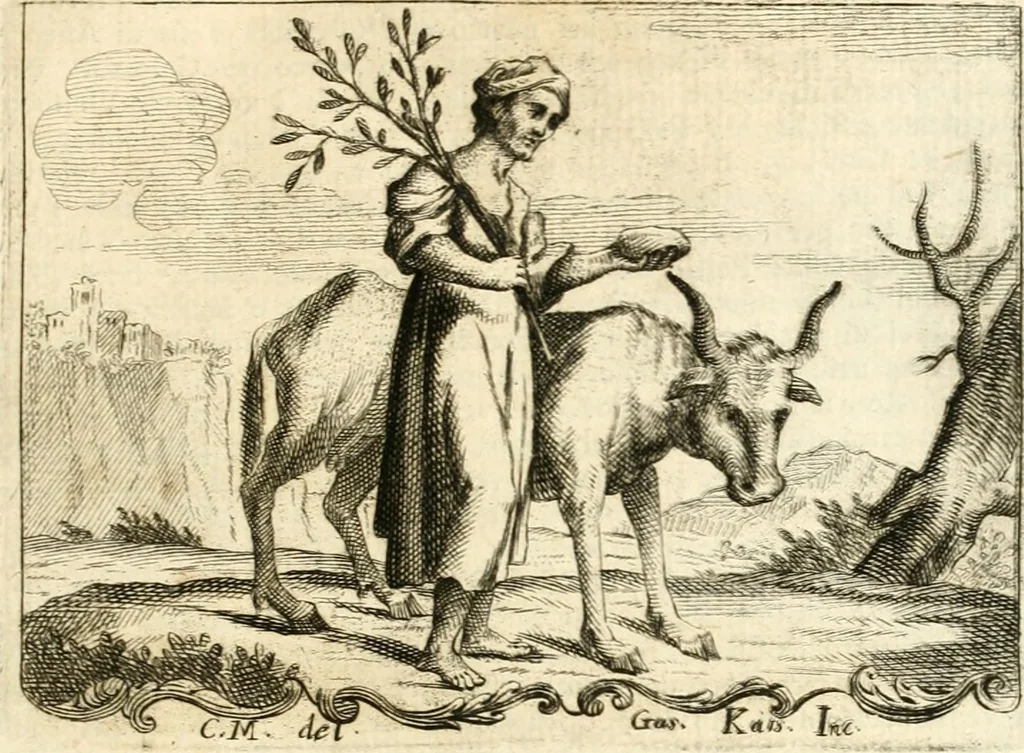 An illustration from Iconologia del cavaliere Cesare Ripa, perugino, 1764, leaf 338