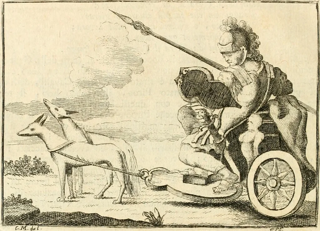 An illustration from Iconologia del cavaliere Cesare Ripa, perugino, 1764, leaf 357