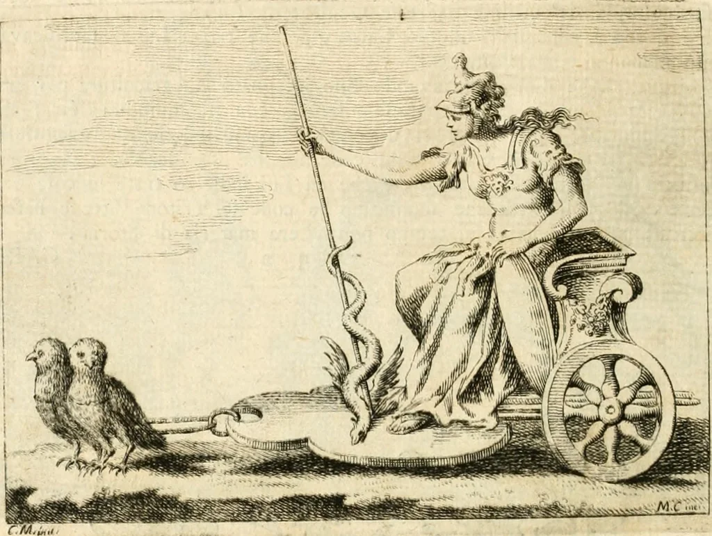 An illustration from Iconologia del cavaliere Cesare Ripa, perugino, 1764, leaf 363