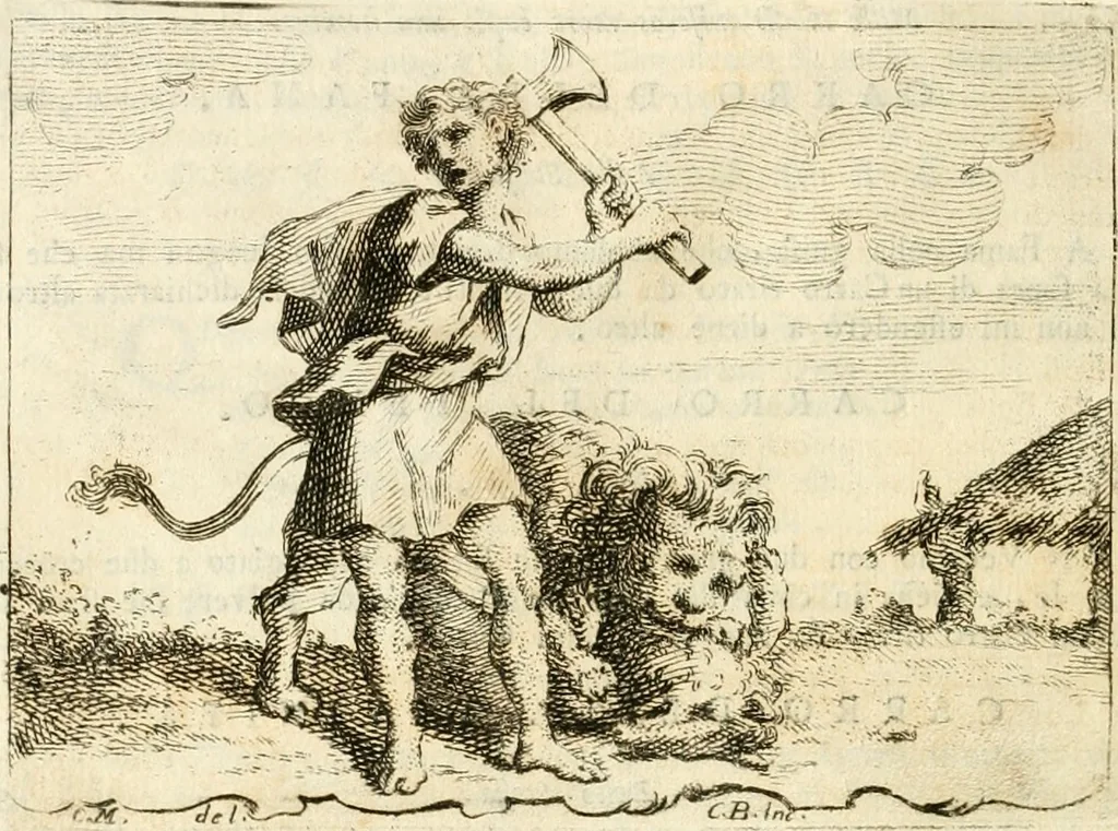 An illustration from Iconologia del cavaliere Cesare Ripa, perugino, 1764, leaf 385
