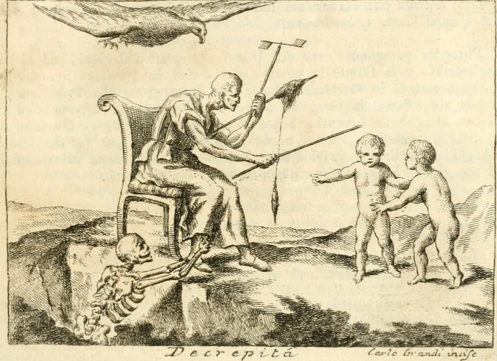 An illustration from Iconologia del cavaliere Cesare Ripa, perugino, 1764, leaf 148
