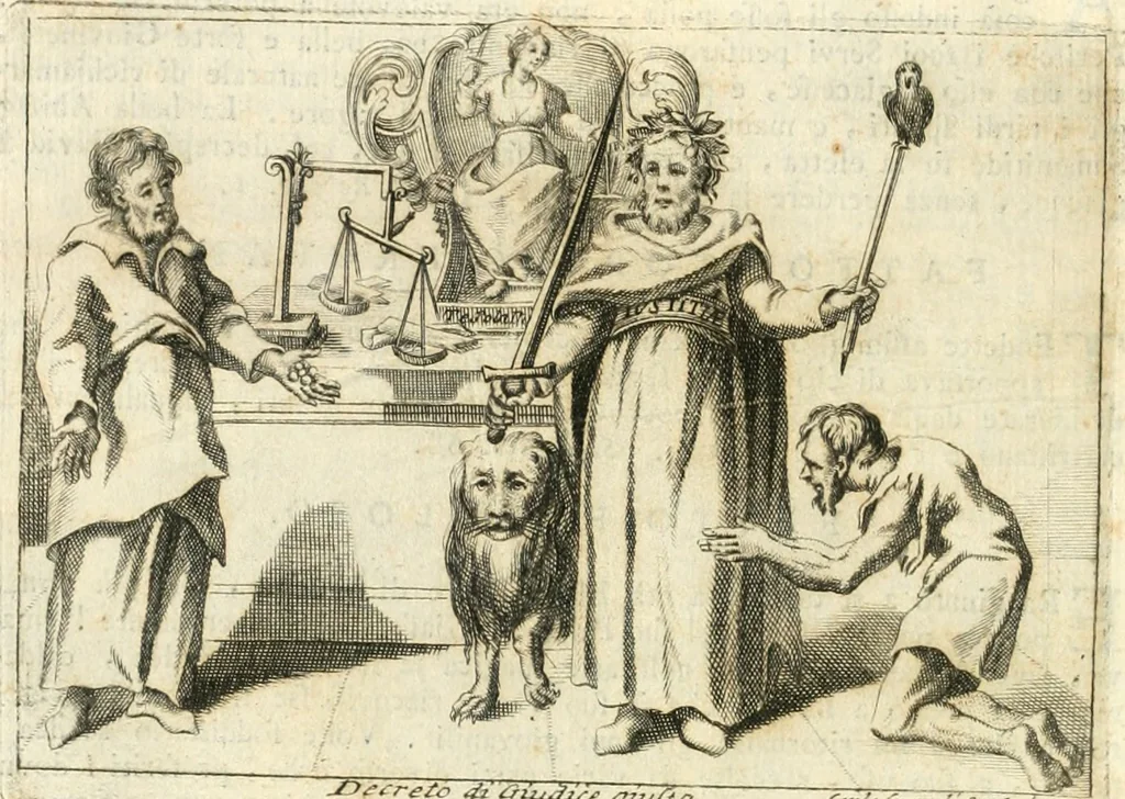 An illustration from Iconologia del cavaliere Cesare Ripa, perugino, 1764, leaf 153