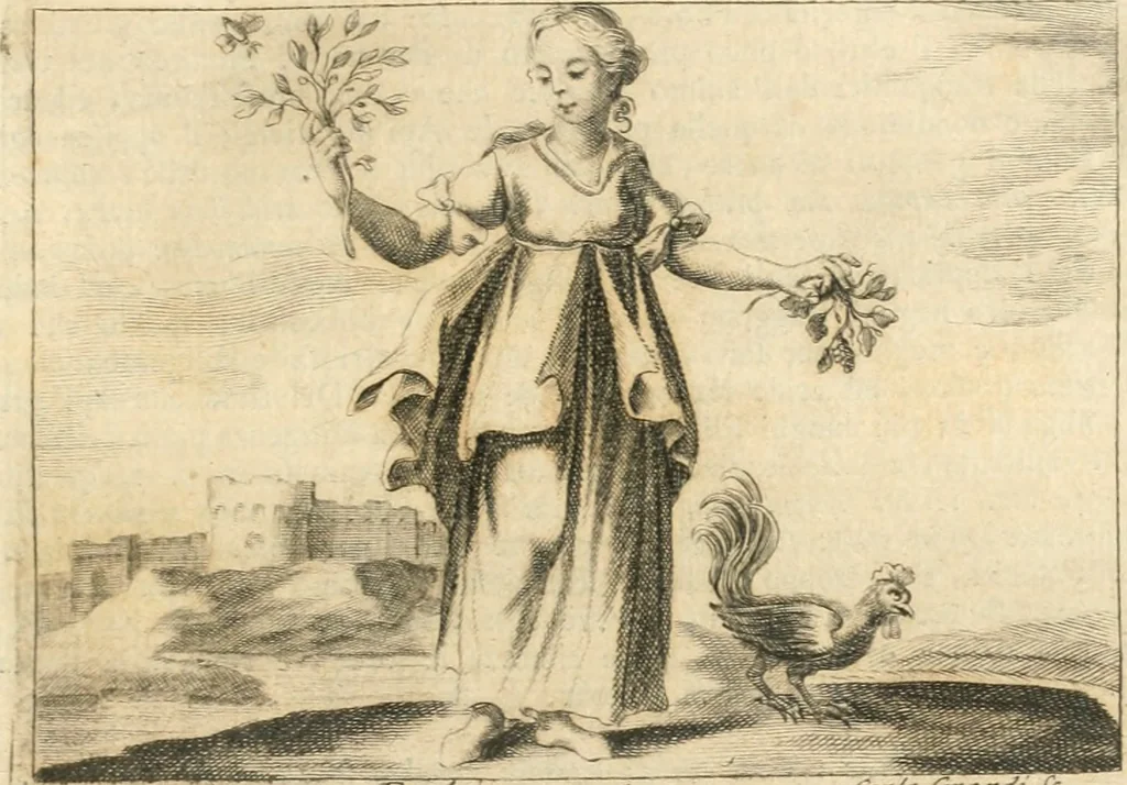 An illustration from Iconologia del cavaliere Cesare Ripa, perugino, 1764, leaf 226
