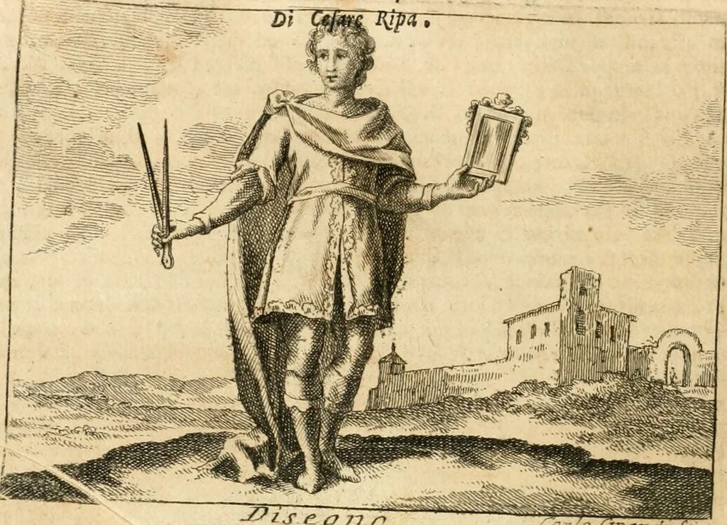 An illustration from Iconologia del cavaliere Cesare Ripa, perugino, 1764, leaf 239