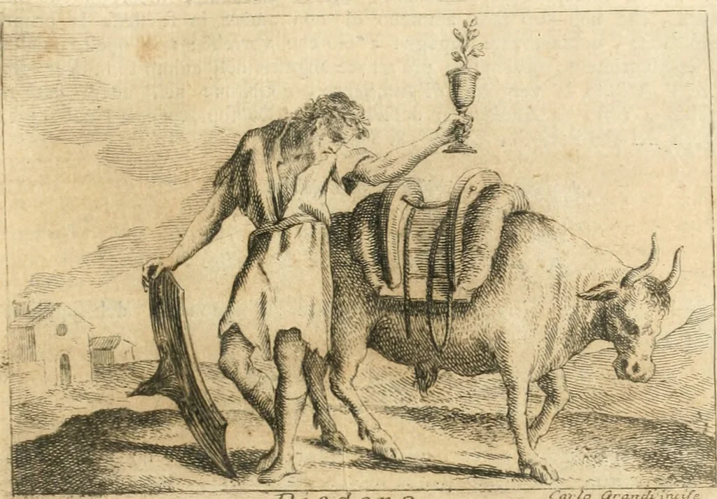 An illustration from Iconologia del cavaliere Cesare Ripa, perugino, 1764, leaf 248