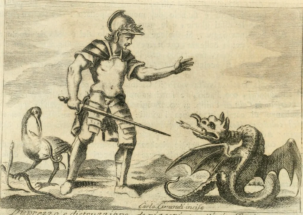 An illustration from Iconologia del cavaliere Cesare Ripa, perugino, 1764, leaf 263