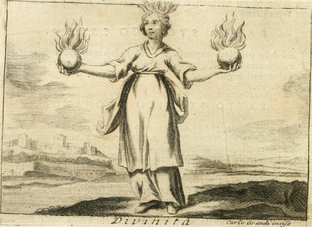 An illustration from Iconologia del cavaliere Cesare Ripa, perugino, 1764, leaf 267