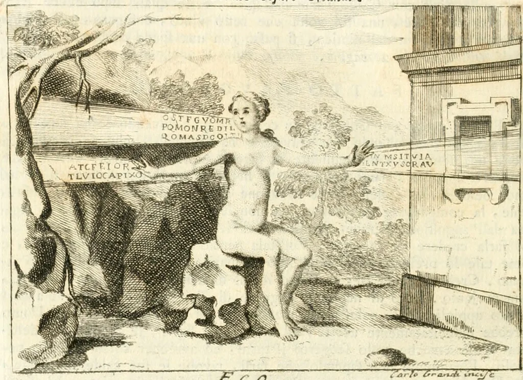 An illustration from Iconologia del cavaliere Cesare Ripa, perugino, 1764, leaf 281
