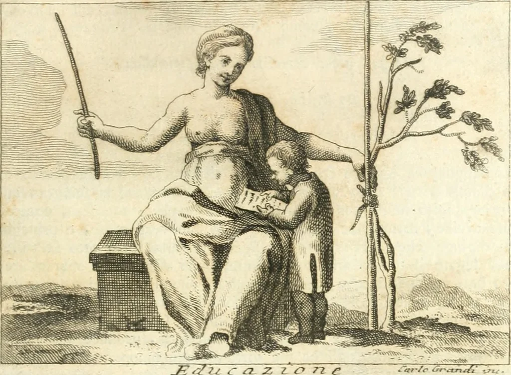 An illustration from Iconologia del cavaliere Cesare Ripa, perugino, 1764, leaf 294