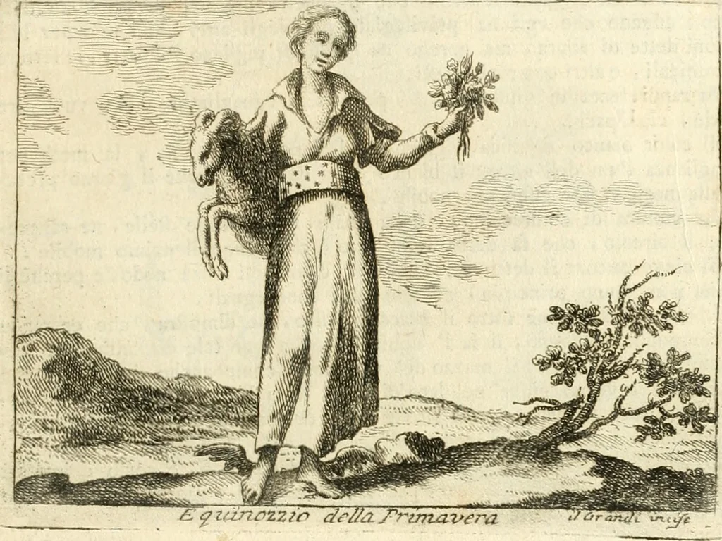 An illustration from Iconologia del cavaliere Cesare Ripa, perugino, 1764, leaf 348