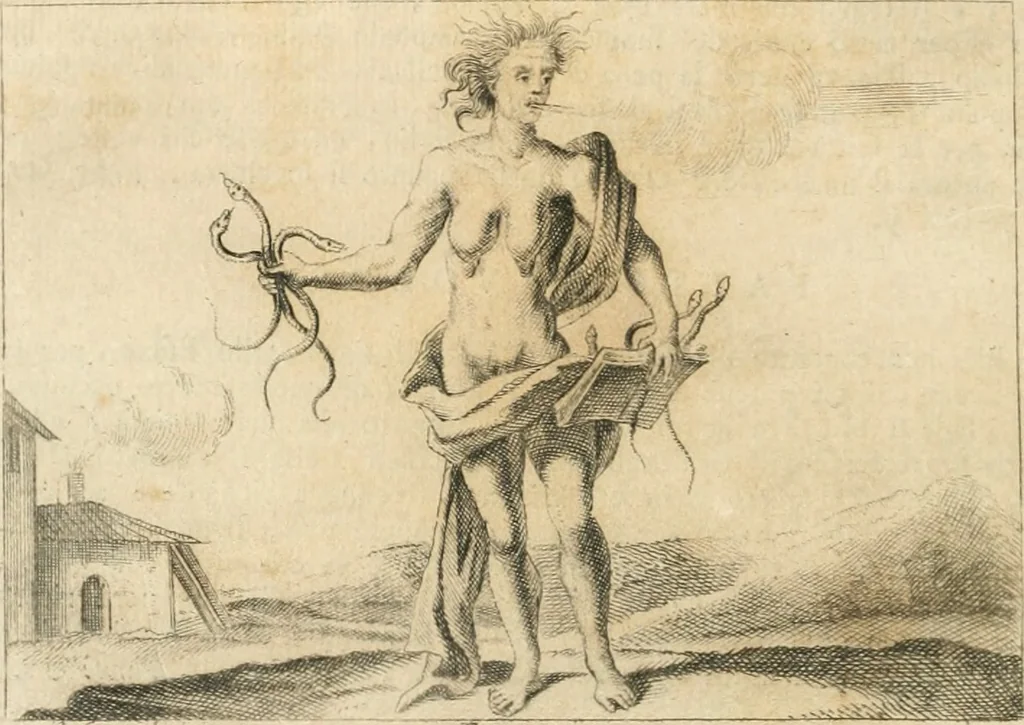 An illustration from Iconologia del cavaliere Cesare Ripa, perugino, 1764, leaf 357